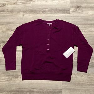 Athleta Balance Henley Sweatshirt NWT